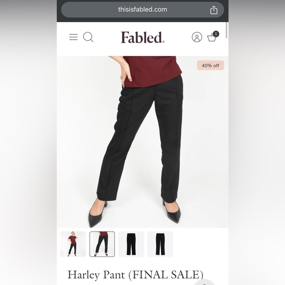 EUC Fabled 3 scrub pants (S), 1 top (M)- DISCONTINUED - Picture 10 of 10